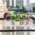 balcony railing flower stand hanging flower tray stand